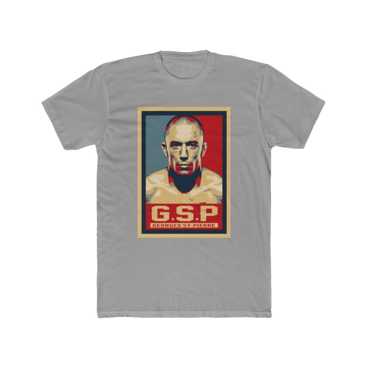 MMA Legends Fighter GSP Georges St Pierre Funny Gift T Shirt Jiu-jitsu Muay Thai | George St Pierre - alternate angle 2, merchandise