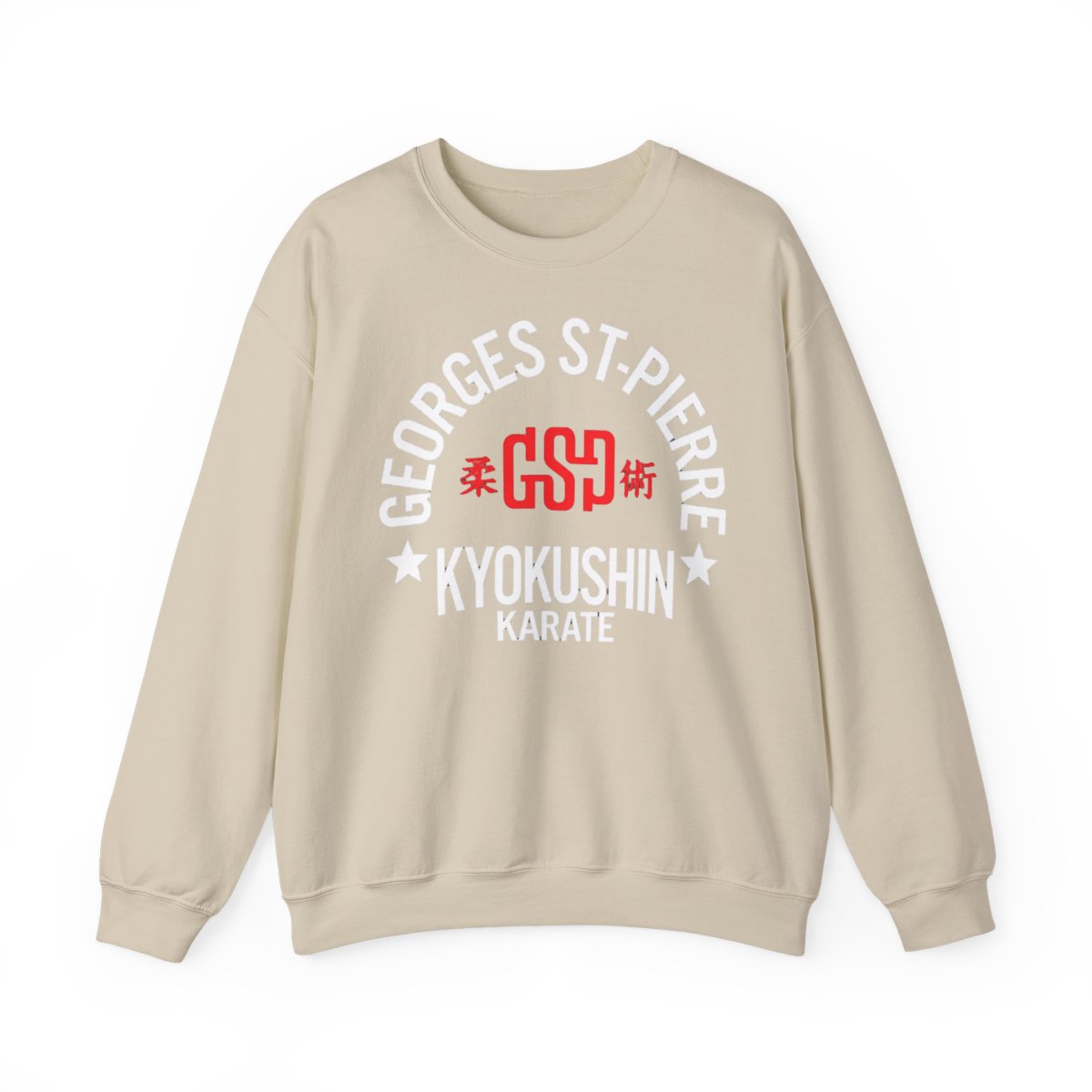 Georges St-Pierre Kyokushin Karate Crewneck T-Shirts | George St Pierre - alternate angle 4, merchandise